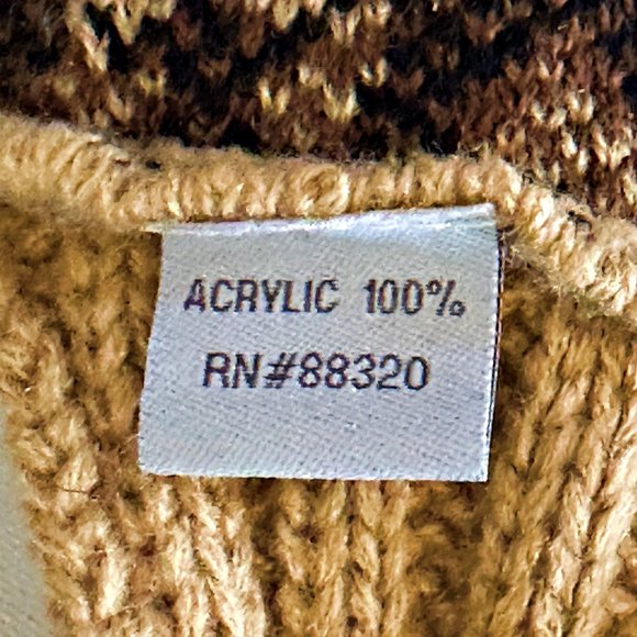 C C Infinity Scarf Wrap Leopard Animal Print Black Brown Ribbed Pullover Loop - Picture 8 of 8